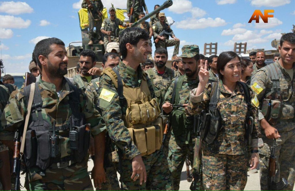 SDF commanders announced the Raqqa operation